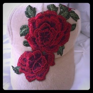 Brand new trendy floral design cap.